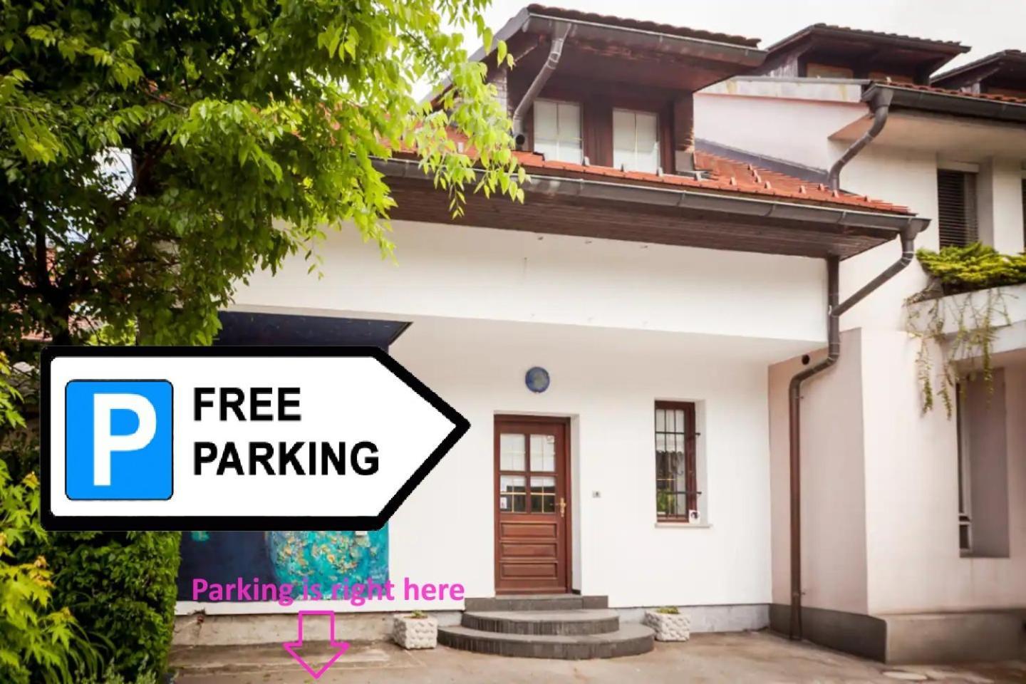 Appartement Avrora House Free Parking In Old Town à Ljubljana Extérieur photo